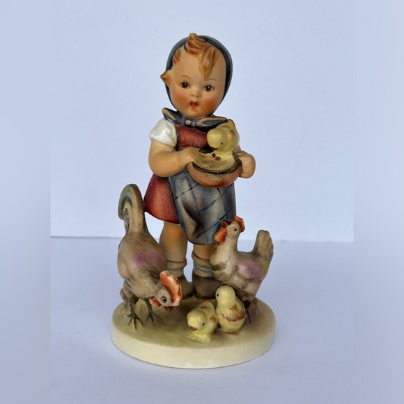 Vintage Hummel Goebel “Feeding Time” #199 TMK-2 Full Bee - Picture 1 of 6